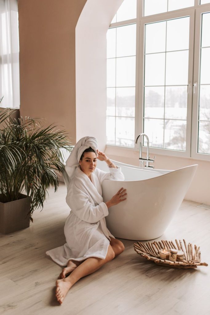 Intimate boudoir setting
