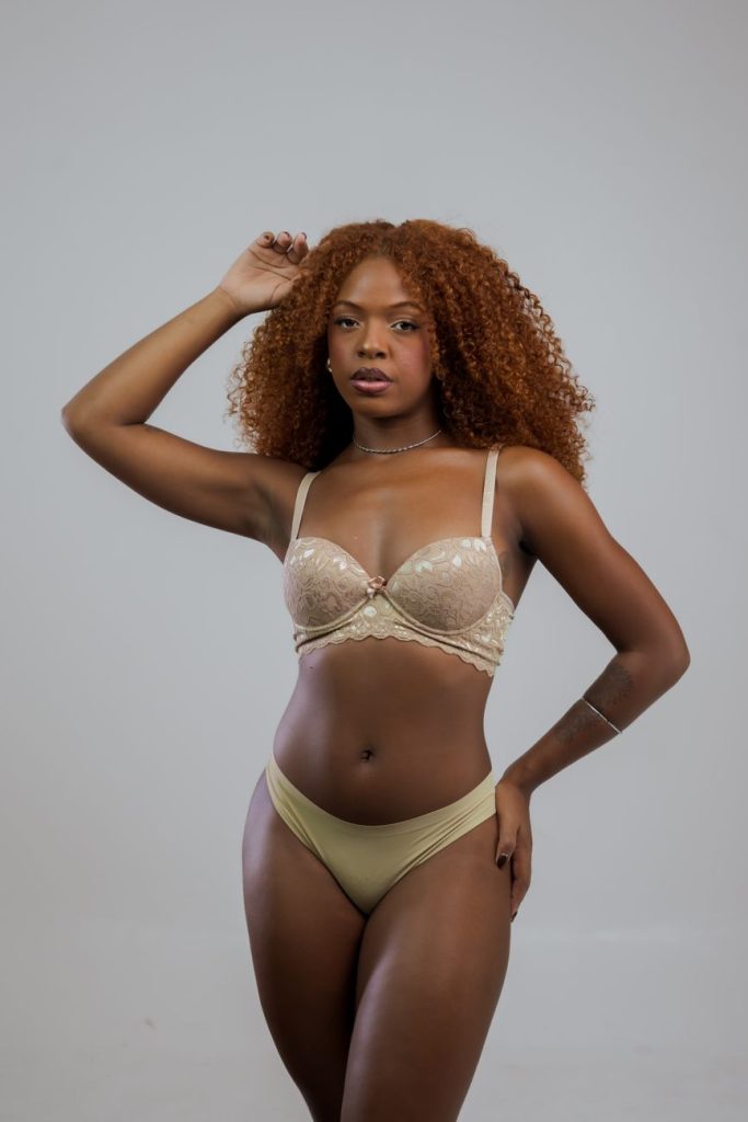 Woman in lingerie