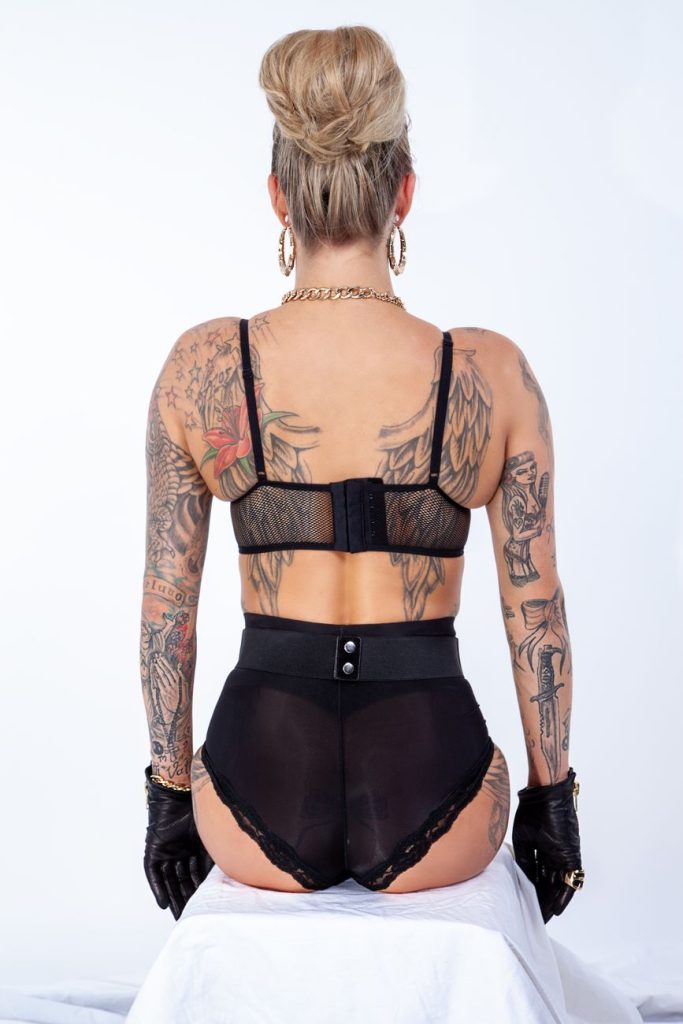 Woman in lingerie